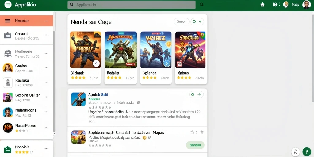 Tampilan antarmuka yang menarik dan sederhana.