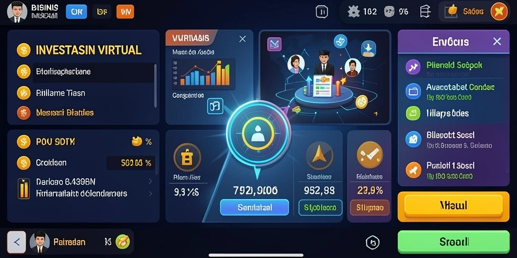 Tampilan karakter yang dapat dikustomisasi.
